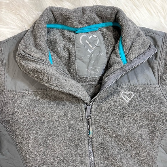 Aeropostale Full Zip Grey Fleece Jacket - Picture 3 of 7